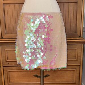Helmut Lang Scale Sequin Skirt, Size 6, NWT